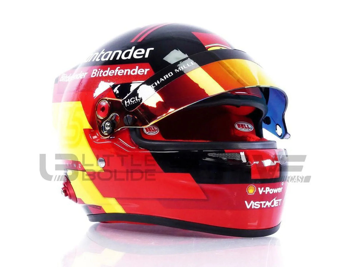 Jr - 1/2 - Carlos F1 Ferrari CASQUE Sainz HELMET 2023 MINI