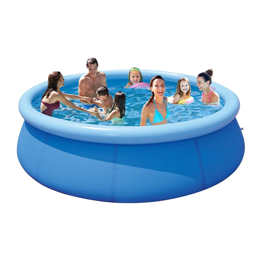 12ft Ground Swimming Included Pump 30in Inflatable X Above Pool