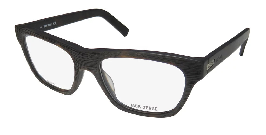 NEW FRAME SPADE DEMO JACK DESIGNER TORTOISE MENS/WOMENS MATTE LENSES FULL-RIM EYEGLASSES/EYEWEAR JONATHAN COLLECTIBLE CLASSIC 53-18-140 UNISEX DESIGN
