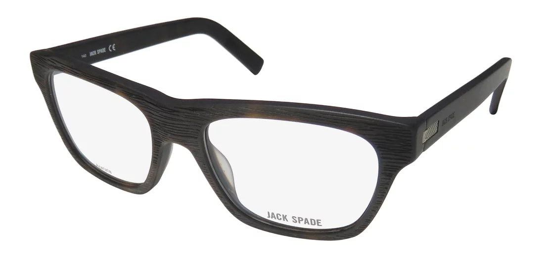 NEW FRAME SPADE DEMO JACK DESIGNER TORTOISE MENS/WOMENS MATTE LENSES FULL-RIM EYEGLASSES/EYEWEAR JONATHAN COLLECTIBLE CLASSIC 53-18-140 UNISEX DESIGN