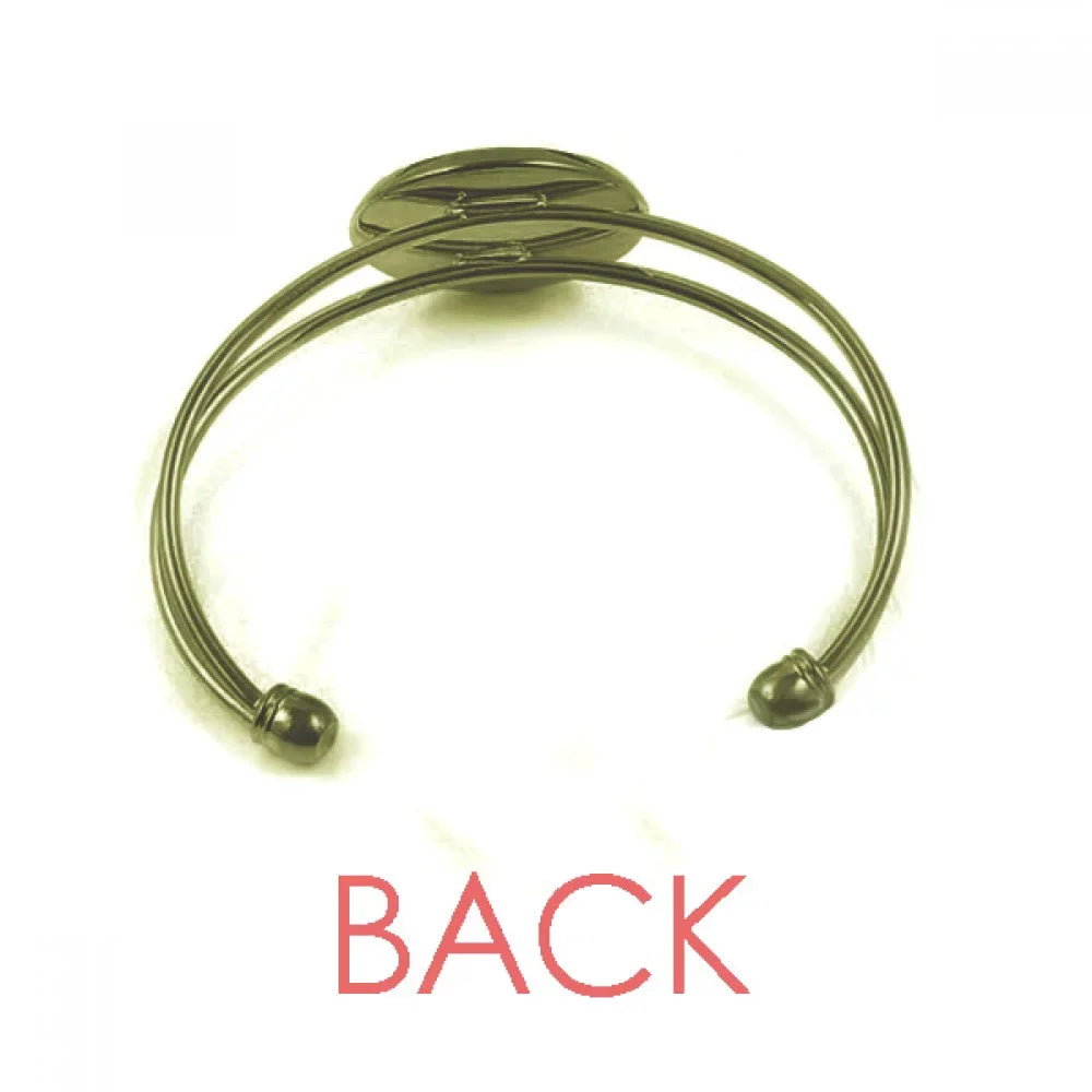 Drama Cuff Retro Bangle Bracelet Human Spiritual Wealth Open Jewelry