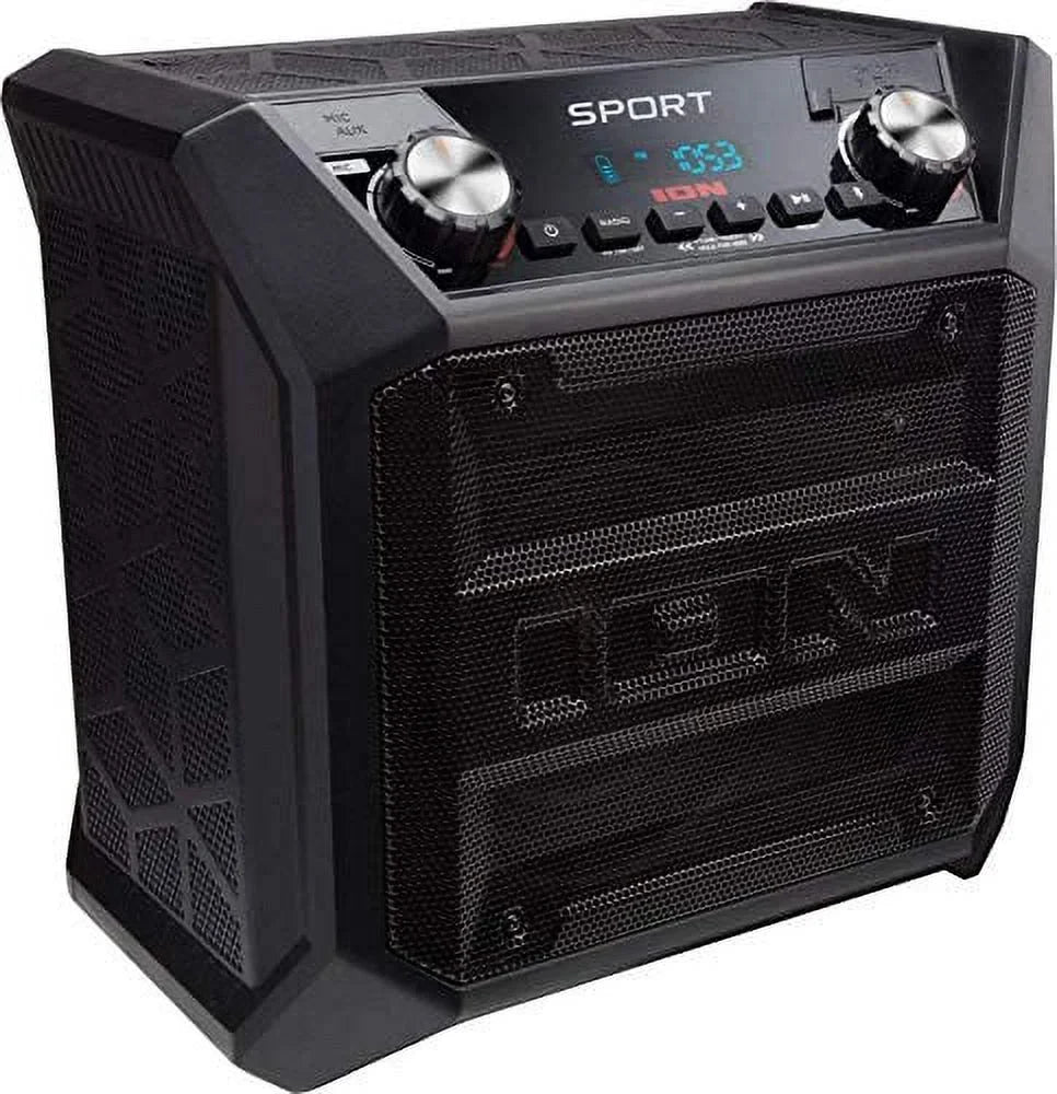 (Sport Audio Rugged Speaker ION Tailgater) All-climate (Refurbished) Wireless Restored Bluetooth System SPORT