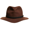 & bone Matter Fedora rag Floppy LG Brown Melange Packable