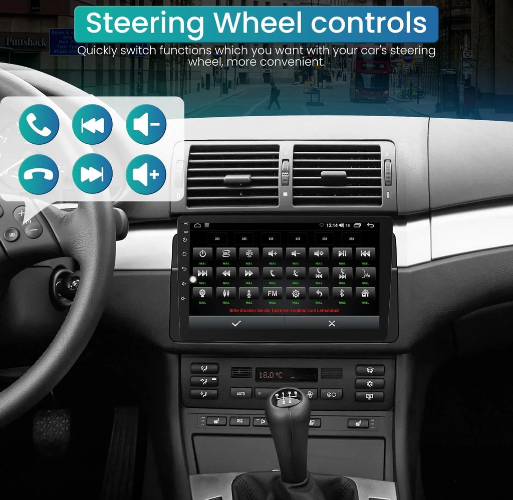 Car AHD Backup Android Inch Core HD Support Android Camera(4G+32GB) 3 GPS 1999-2005, 9 Touchscreen Series 5G 11 Upgrade THONZER FM CarPlay WiFi SWC Bluetooth5.0 1280*800 & Radio for 8 Auto Stereo