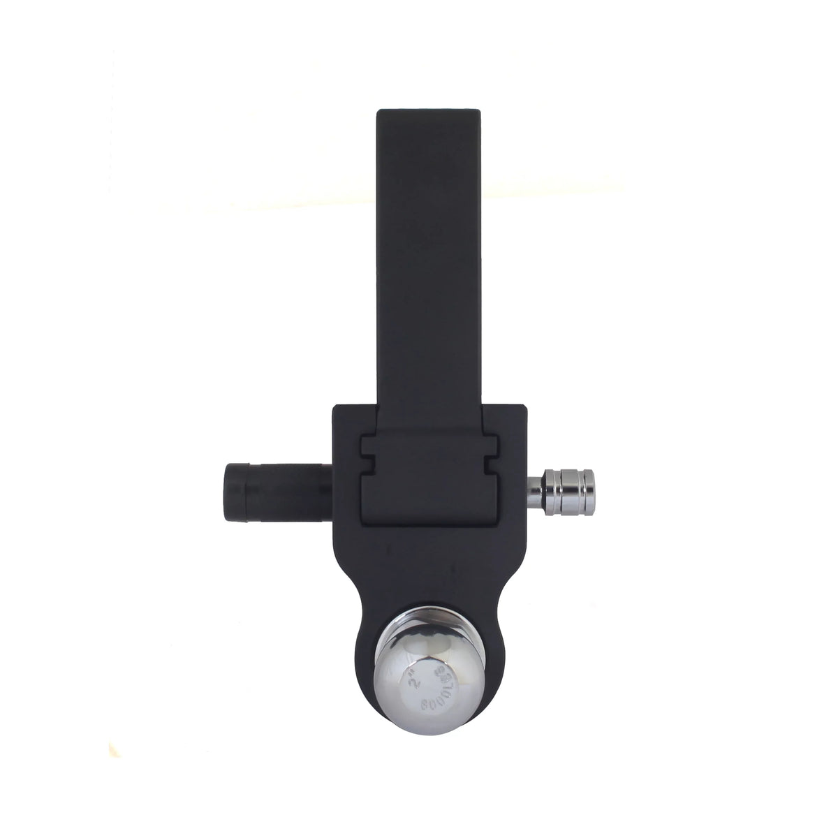 0-10" Hitch: Resistance) Valet with Drop (700-Hour 10K Blackout Reversible 2-5/16" Wrinkle Trailer Drop, Coating High-Grade Powder Corrosion Ball, & Black Aluminum Series Adjustable Signature 2"