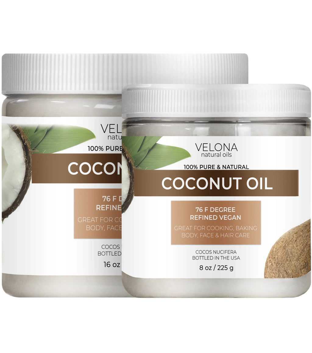 Coconut Natural 76 - Refined, Velona Face, Oil 100% pressed Oil jar | Skin, Carrier in | and | | Care Degree Pure Body, Hair oz 24 Cold