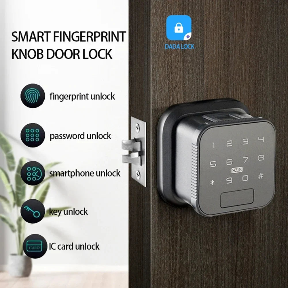 Deadbolt Lock Door Dazzduo Door Door Intelligent Lock DADA Compatible Lock,Handle
