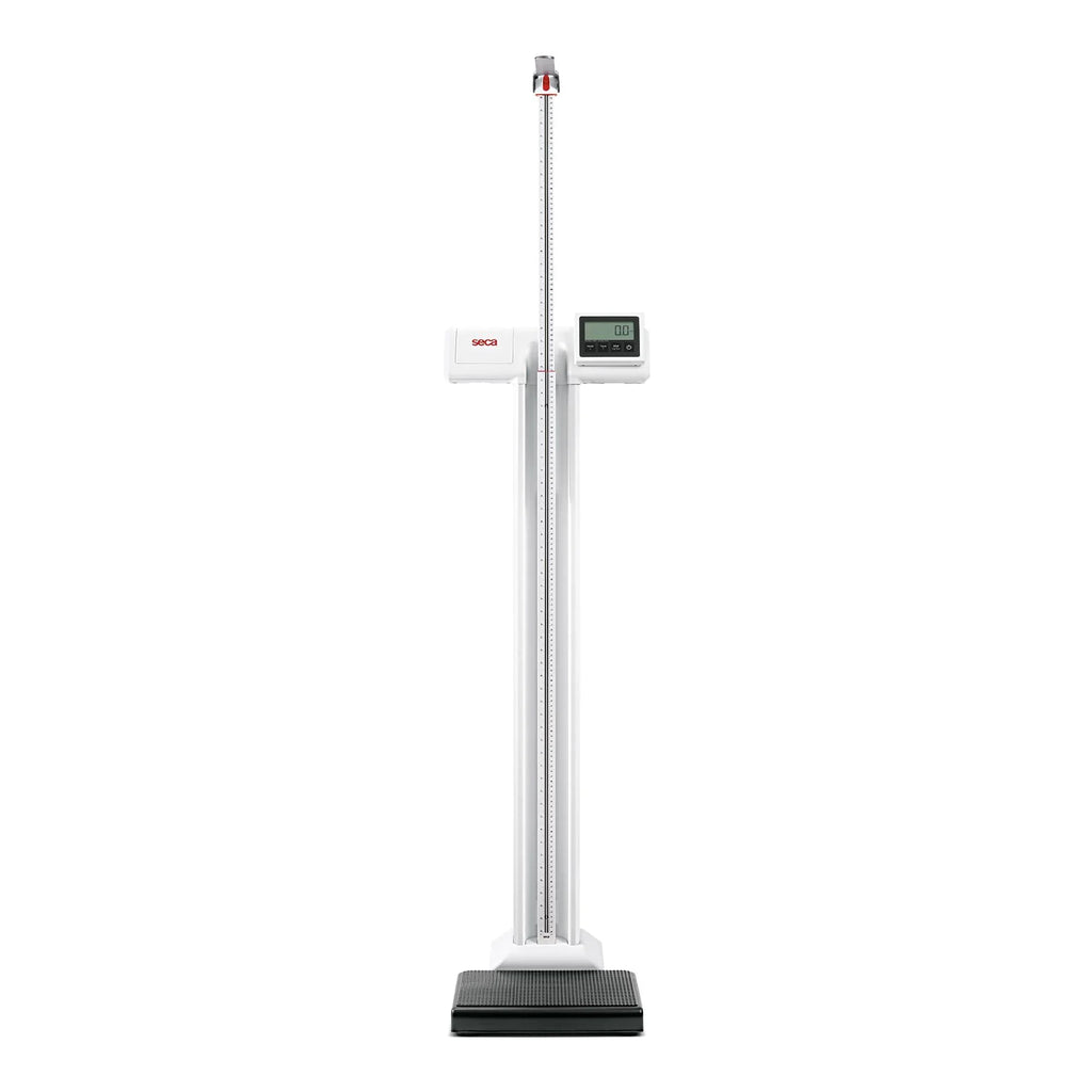 Operated Capacity Column kg White Height 777 seca Scale 550 Battery with / (EA/1) Display 250 lbs. Rod Digital