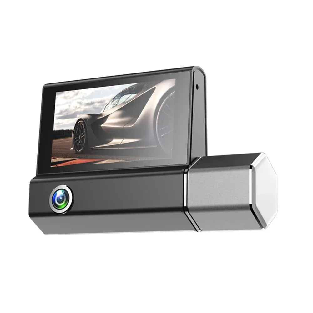Dash Lens Camera Recorder And Rear Car And Cam Dual Front Inside Video DVR