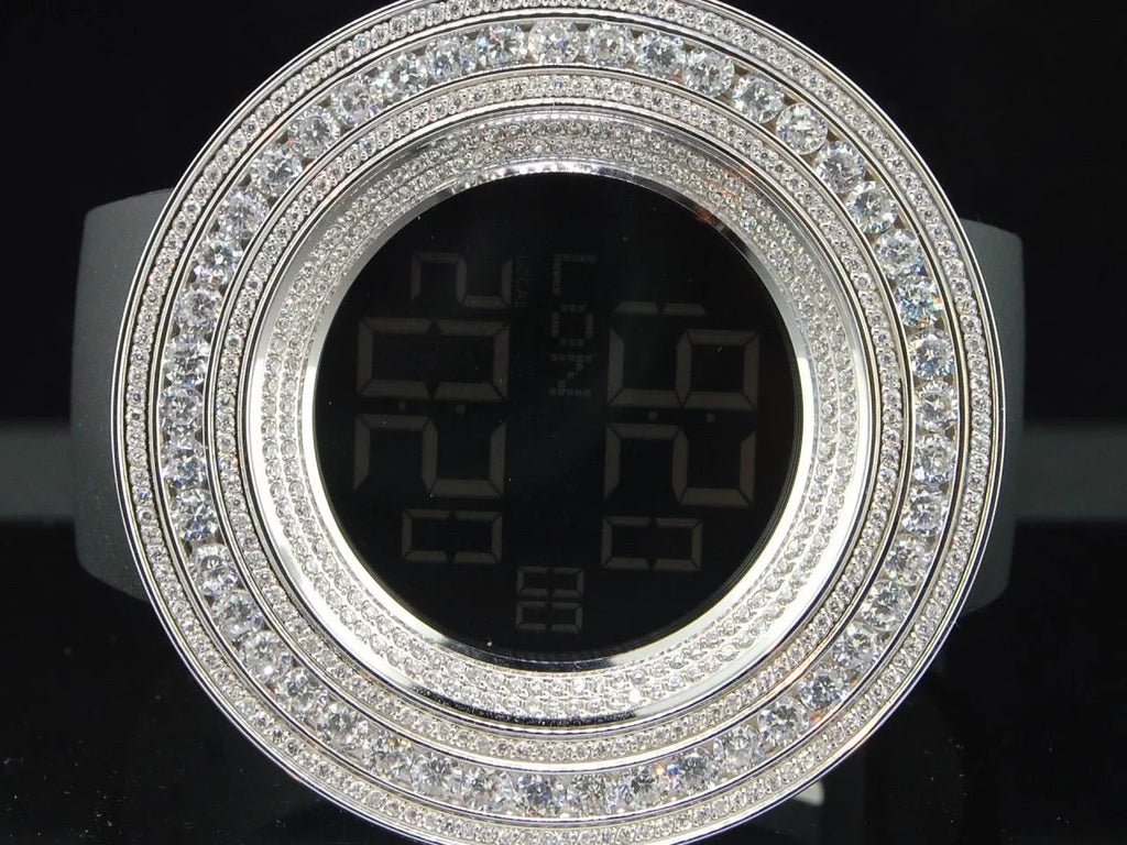 KC JoJino Watch Simulated Mens Diamond White Joe Rodeo ct Techno Custom Com 15