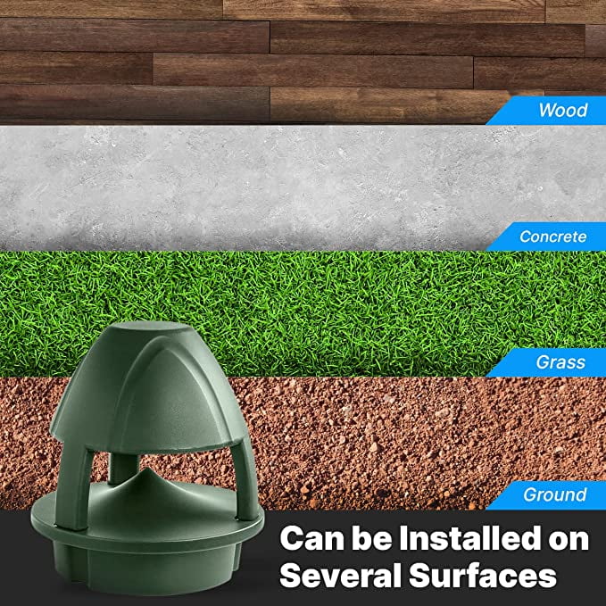 Garden Speaker Passive Waterproof exterior Green Passive 6.5 Inch (Green) Olive speaker Pyle