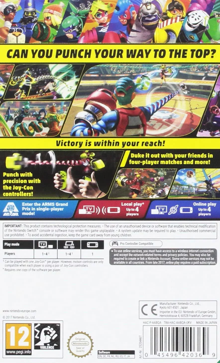 Switch) (Nintendo Arms - Nintendo Switch