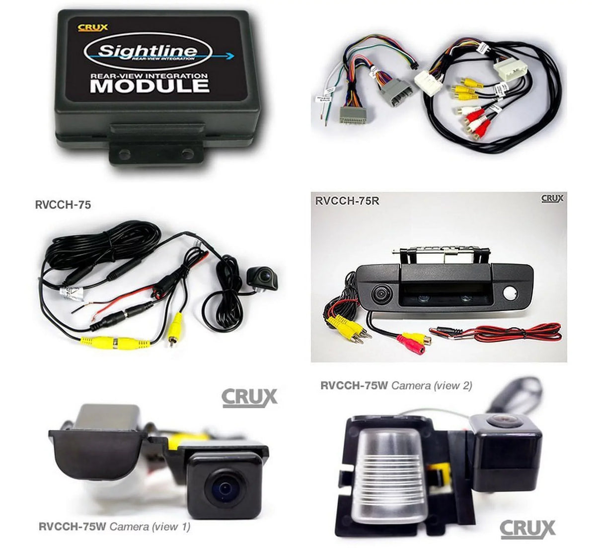 Camera Rear-View Kit Integration RVCCH-75 Crux