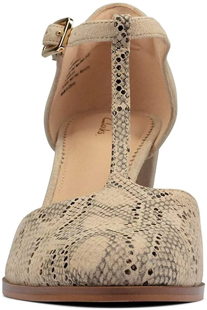Women Adult Taupe Snake 6.5 Women 26156390 CLARKS Combi