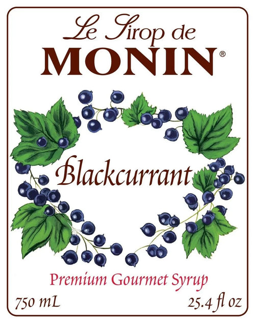 '- Gourmet Syrup (750ml) Monin Blackcurrant