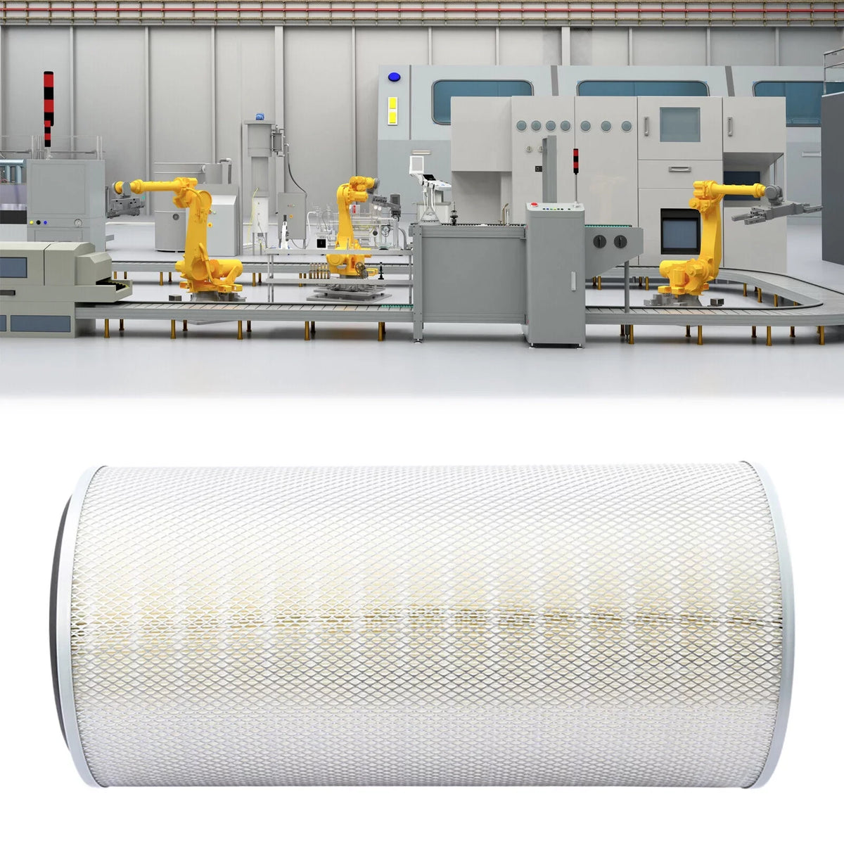 20-40μm Filtration Cartridge Filter Collector Fine Particles Catcher Dust Dust
