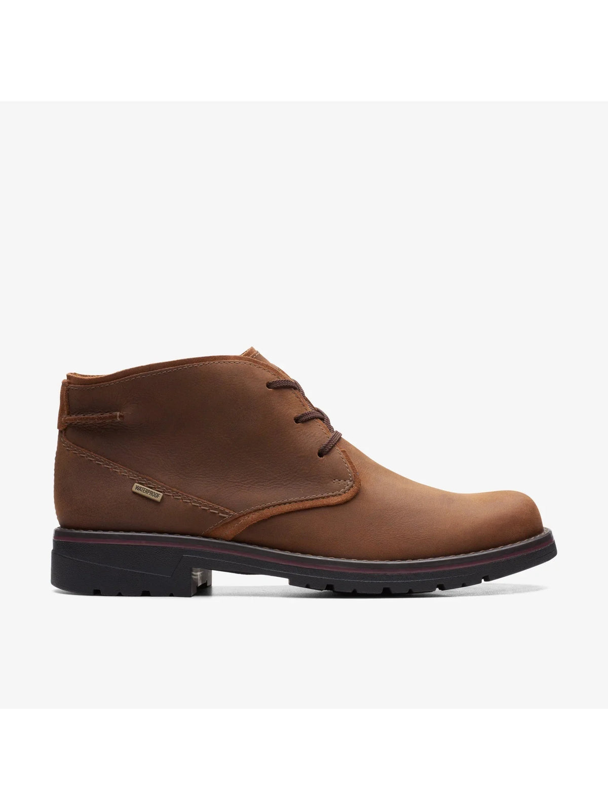 W Toe Boots Round Removable Peak Cushioned Lace-Up COLLECTION BY 10 Morris CLARKS Brown Mens Insole liquid Resistant Chukka
