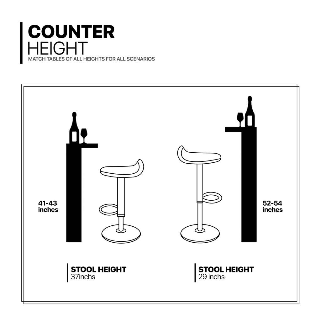with Footrest Set Height 2 Adjustable of Stools Swivel, Kitchen Indoor MoNiBloom for Room Brown Metal Bar exterior, Dining Counter