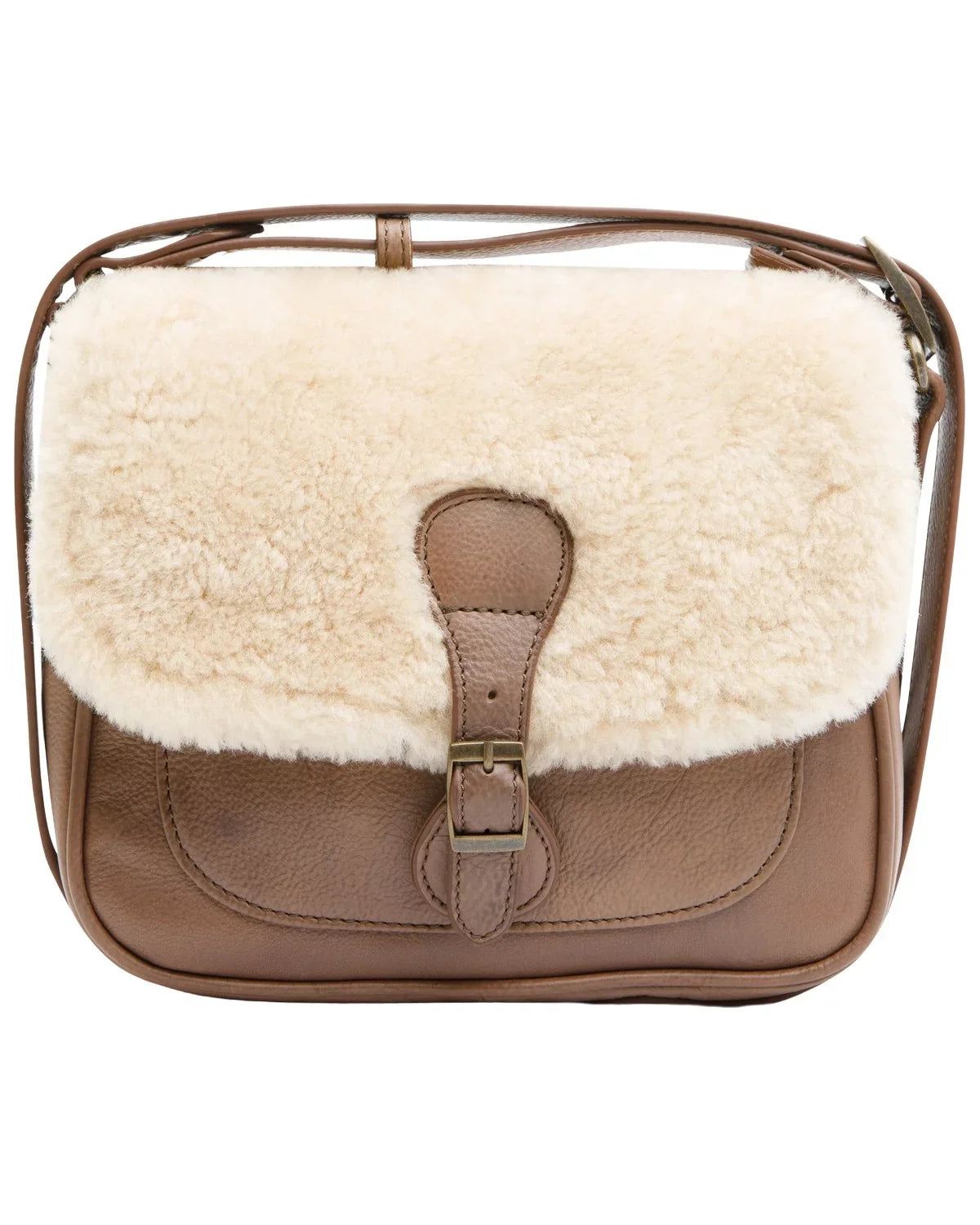 dimension Wolf One Crossbody Brown Sherpa Women's Bag Cleo +