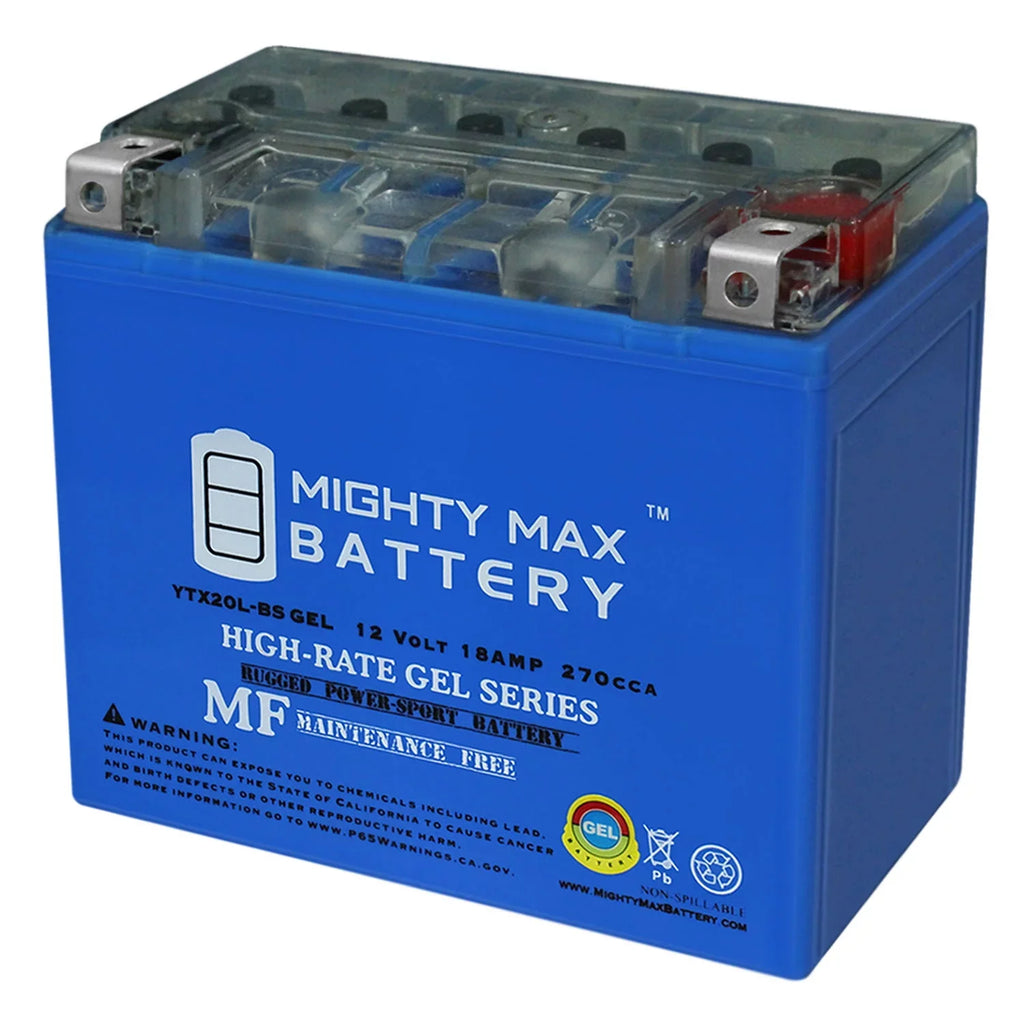 Battery Wave Jet Runner Aqua for Sea Ski Doo GEL YTX20L-BS