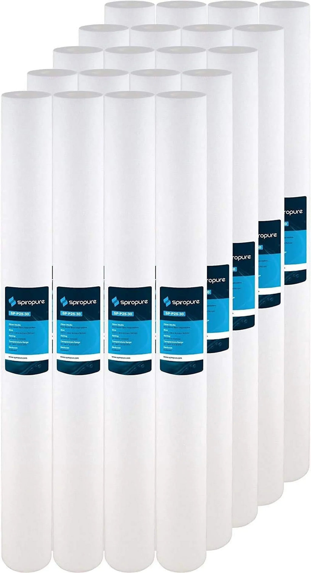 SDC-25-3025 20) Filter Sediment P25-30 Of Micron (Case 25 liquid -Blown Cartridge 155224-43 Polypropylene Spun
