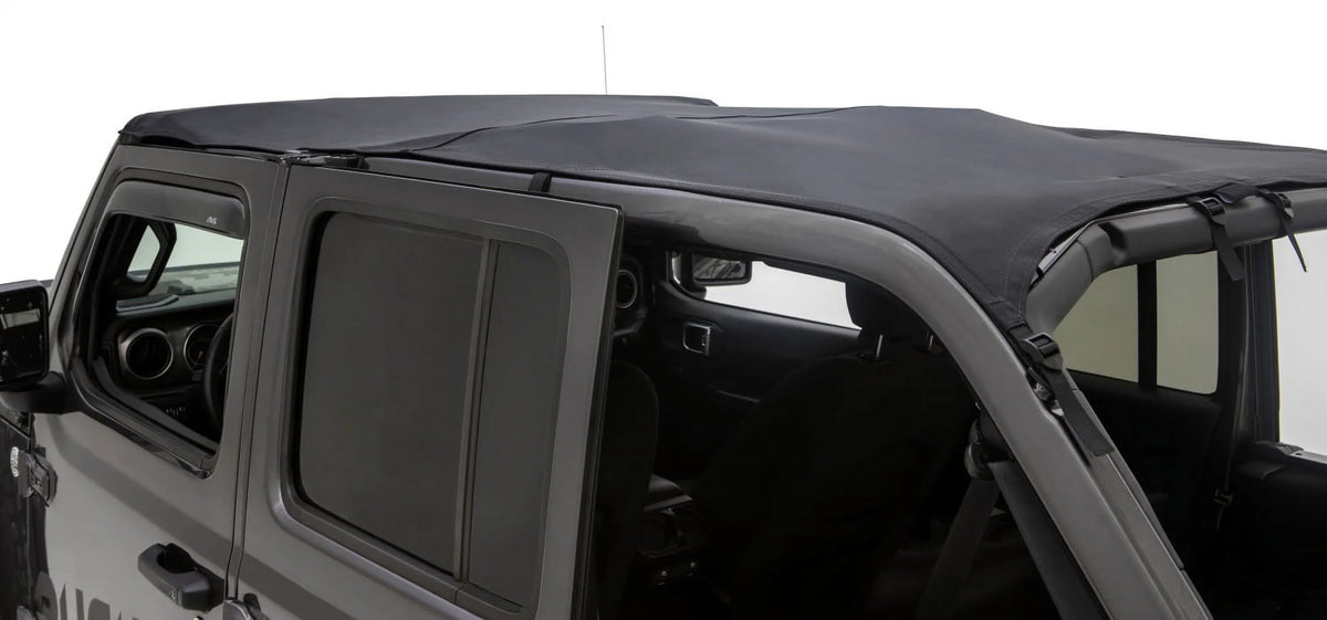 JL Brief with Wrangler Savannah Unlimited Compatible 4 With 2021 Sport Jeep 18-Current RealTruck Jeep Ridge Wrangler | by Diamond Top 13594.35 Rugged S.Cloth; Compatible Black Select: Door