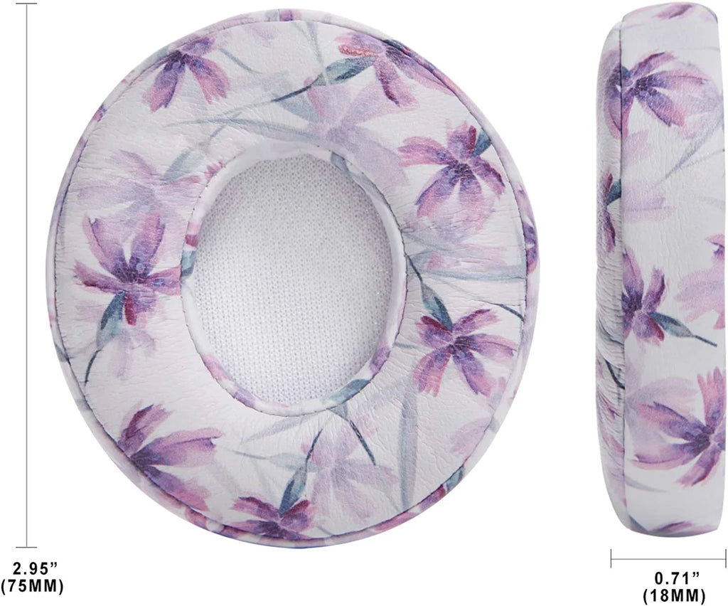 Cushions Ear Foam with Noise Compatible 3 Solo Isolation Beats Memory Ear 2 earpads & with Pads,Replacement