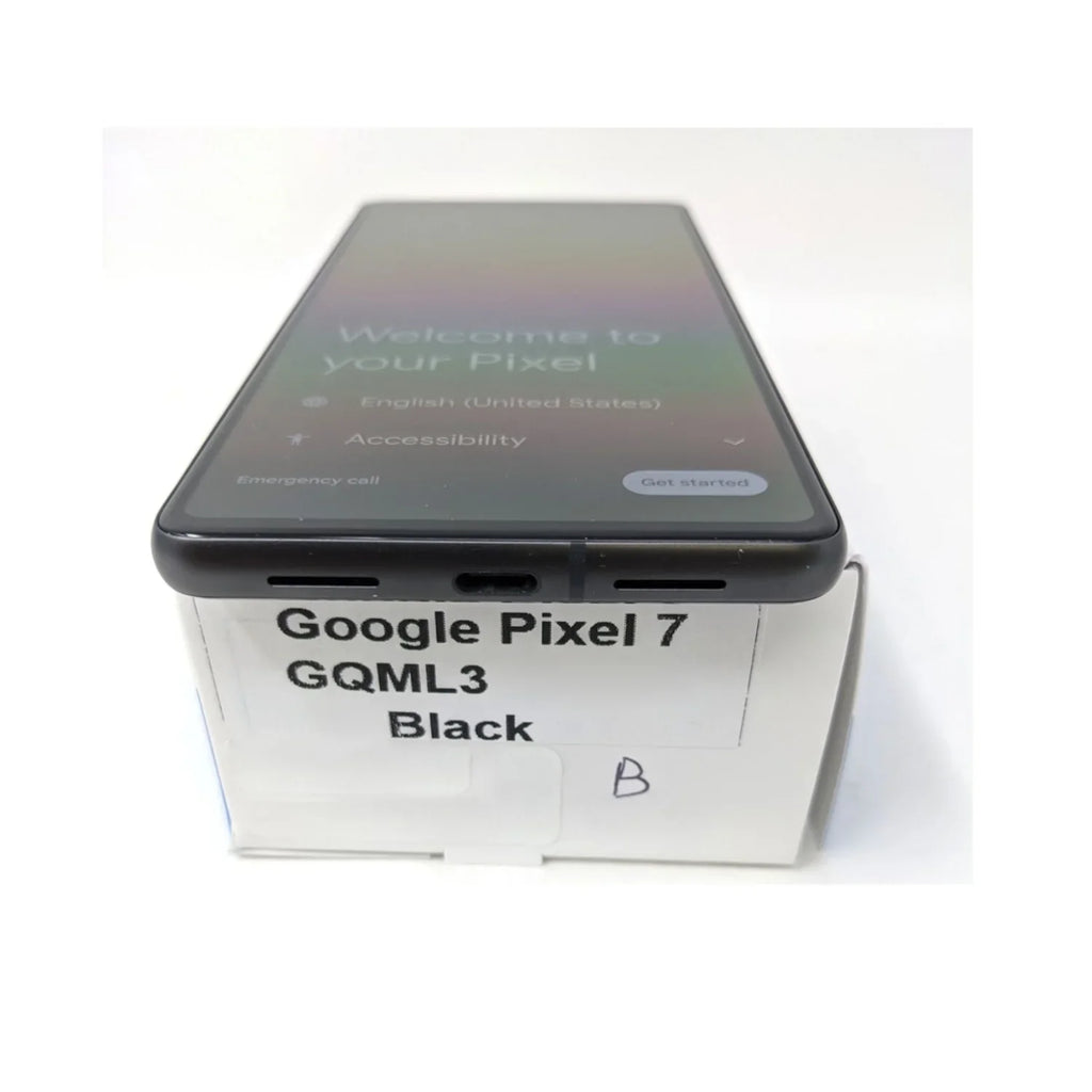7 - 5G 256GB Smartphone 50 Black MP 8GB Pre-Owned Pixel Factory (Good) 6.3" Unlocked GQML3 RAM