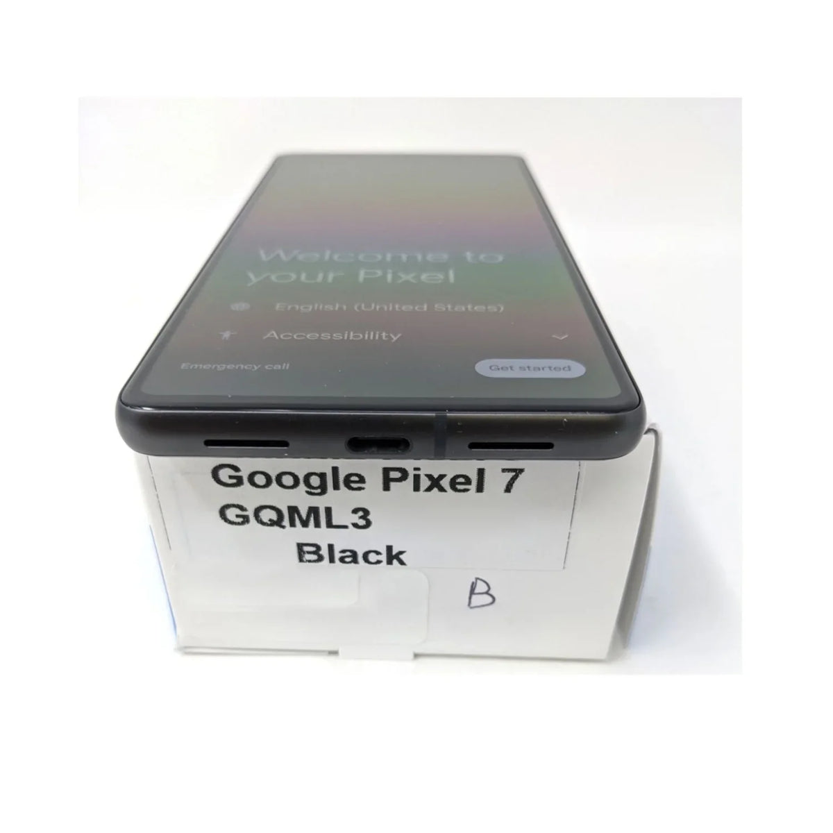 7 - 5G 256GB Smartphone 50 Black MP 8GB Pre-Owned Pixel Factory (Good) 6.3" Unlocked GQML3 RAM