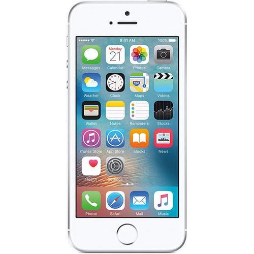 '- 32GB - Carrier iPhone (Good) Silver SE Unlocked Pre-Owned