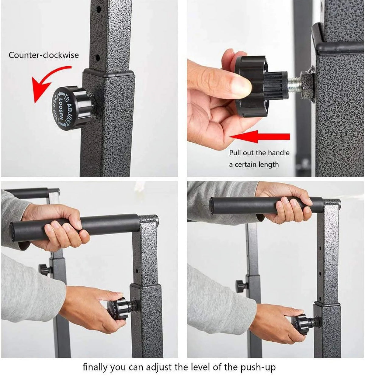 Strength Training Heavy Stand Adjustable Dip Gym Duty Station Equipment Multi-Function Tower Home Workout for Fitness Power