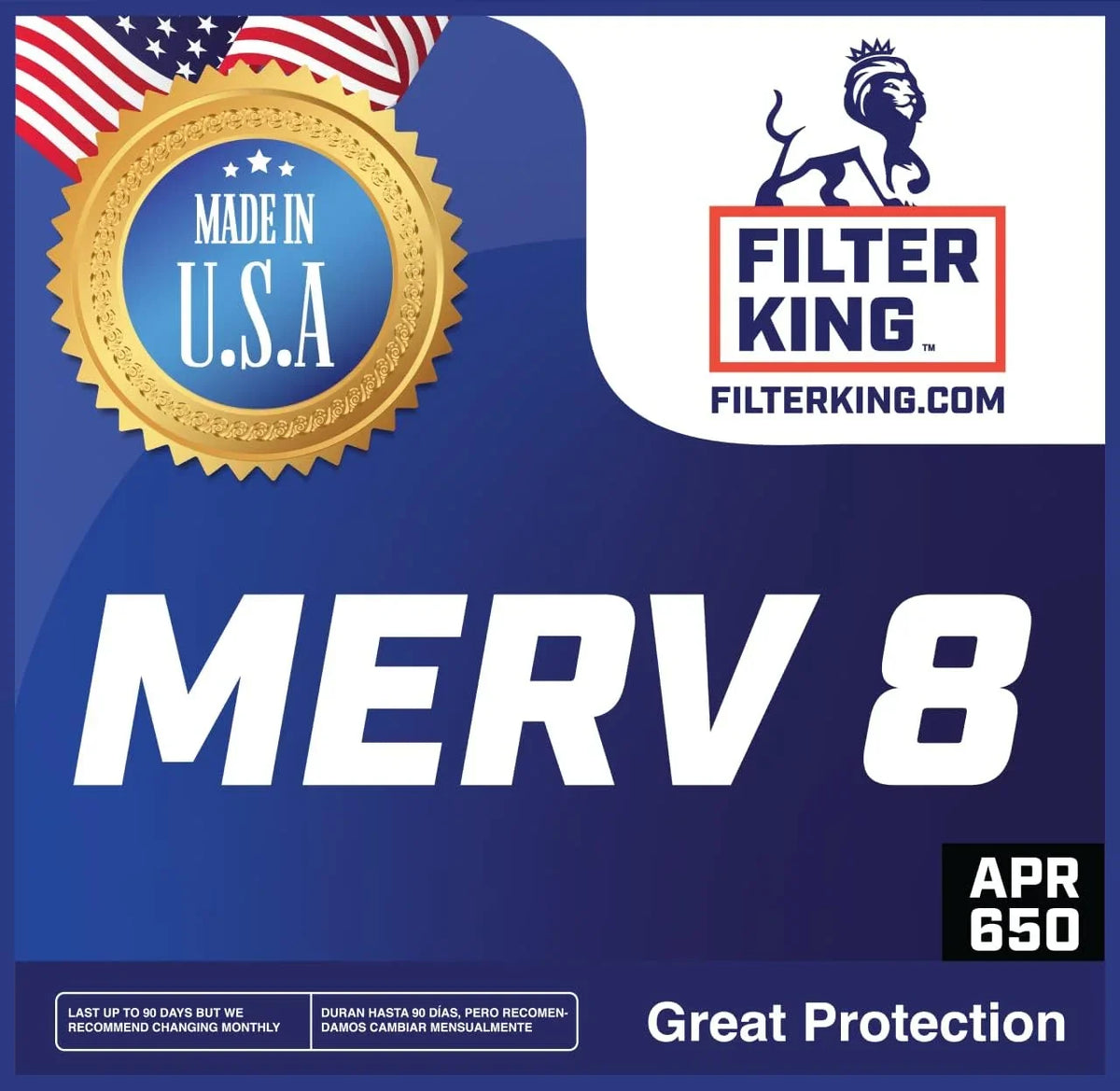 4-PACK IN x 19 19x38.5x1 Furnace x Filter Actual MADE dimension: | HVAC Air King Filter .75" Pleated | MERV 38.5 A/C 8 | USA | Filters