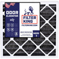 x USA Air | King | 8 23.5x25x1 .75" MERV Furnace dimension: Actual 25 HVAC Pleated | Filter MADE x Filters | Carbon Filter 4-PACK IN 23.5 A/C