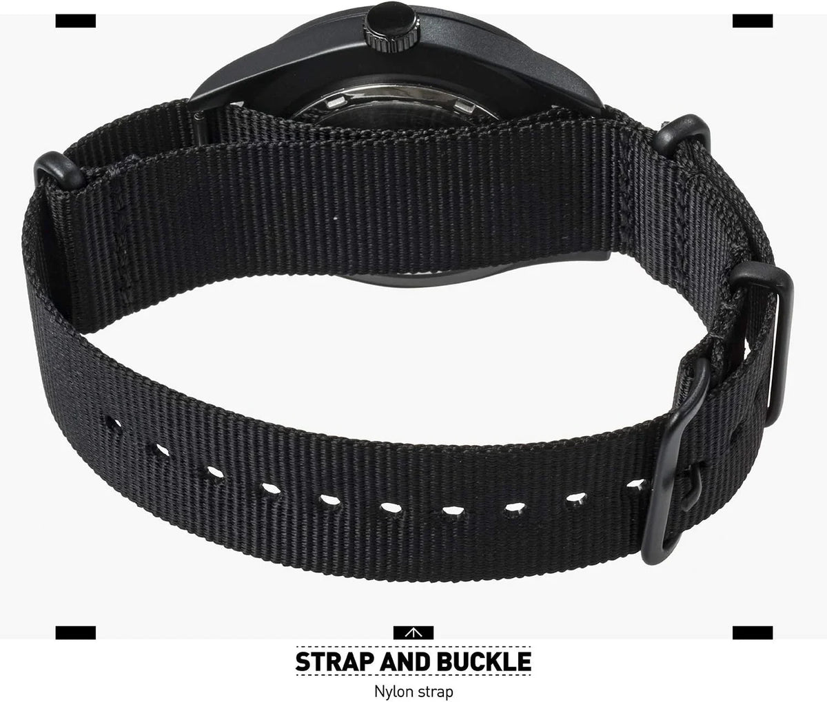 Military Work with Tactical Men Black Analog, Wristwatch, Hour 12/24 Watch, for Army Men's Watches Nylon Band Sport exterior Wrist Waterproof Field Date Day