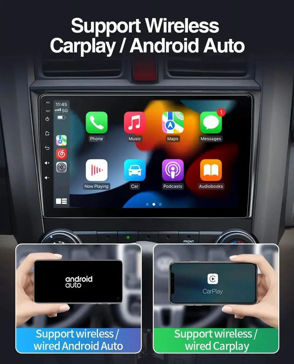 Jeep Carplay 2+32 Cherokee For 2014-2022 Grand GPS 9" Car Stereo Navigation Radio Bluetooth IPS 1280*720 Android