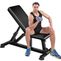 KINGKANG for Full Gym Bench, K Workout Bench Body 700LB for Weight Workout,Foldable Adjustable Exercise Dumbbells Bench Home