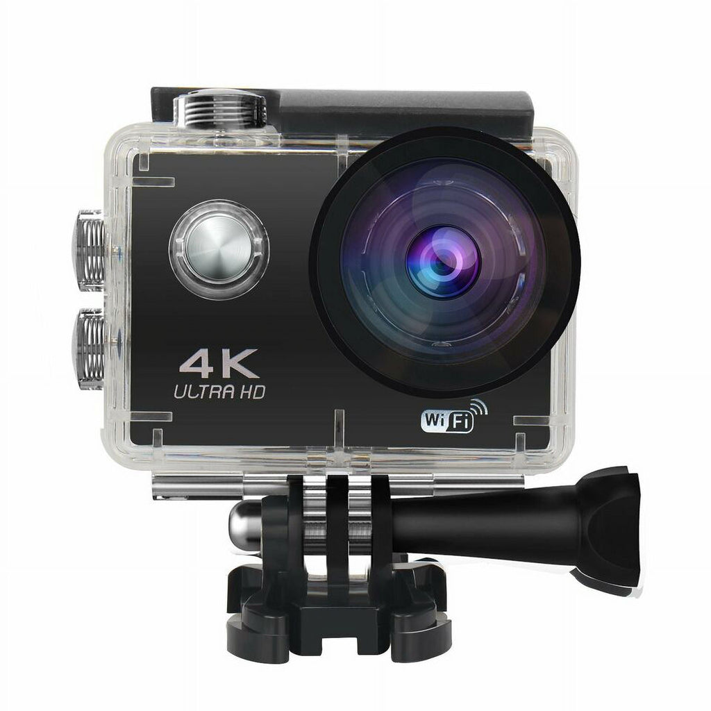 Waterproof, Under Camera HD Camera Included Carry TF 30M Battery, Action Sports 1080P Case Card,