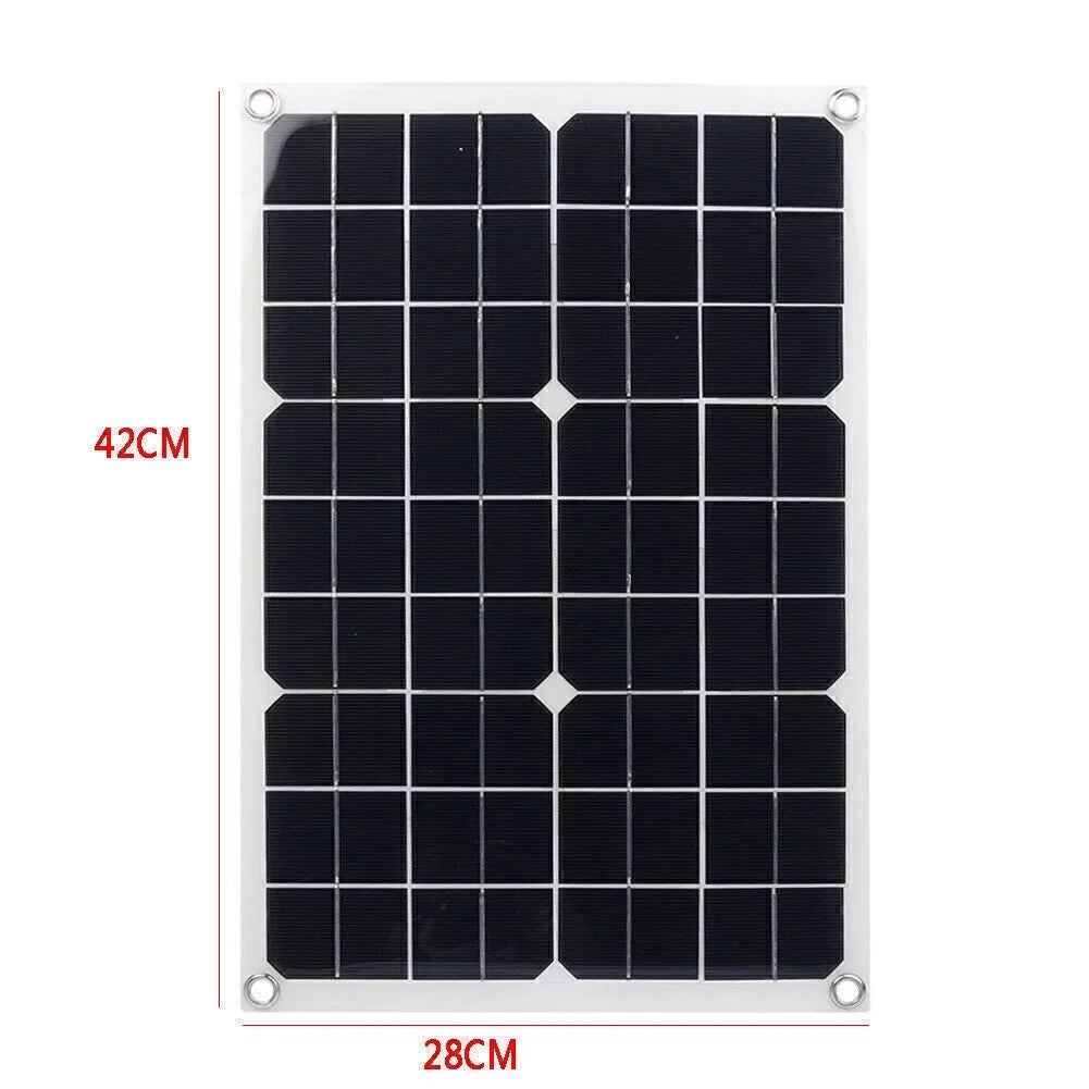Monocrystalline Charger Ports 20W Panel ligaofeng Multifunctional USB Portable Output Battery with Solar Ultra-thin Waterproof