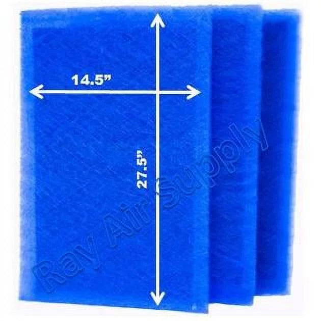 16x30 Pack) Air Filter MicroPower with BLUE Guard Cleaner SUPPLY Compatible RAYAIR (3 Pads Replacement