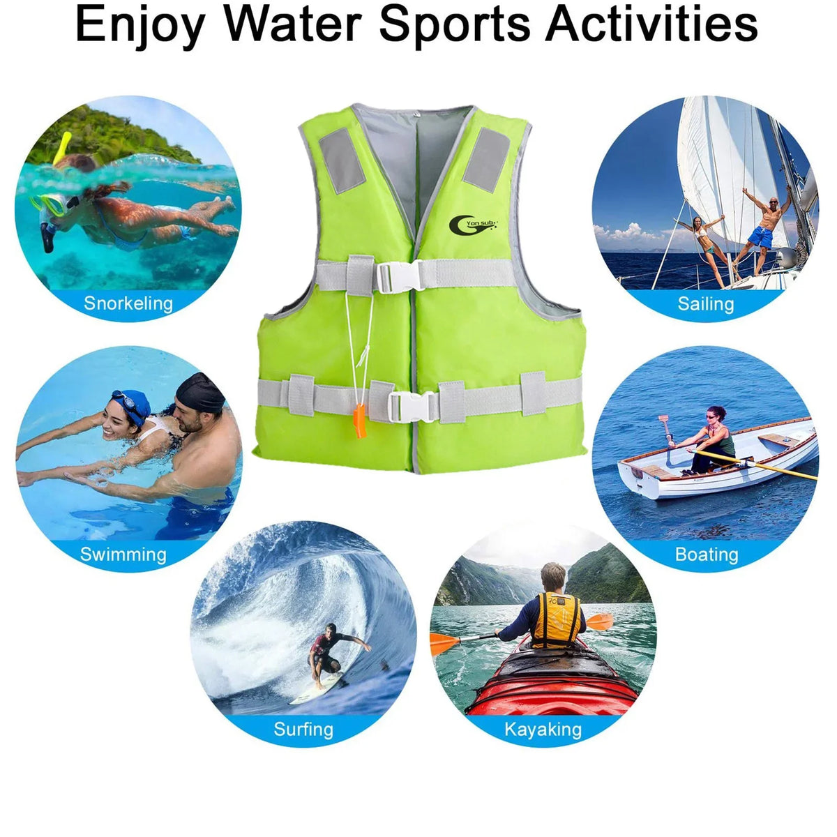 Jacket Jackets Swimming liquid Adults YHAIOGS Adults exterior Boating for Life Vest Swim Sport