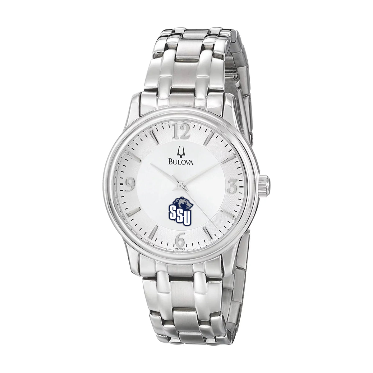Shawnee Men's Silver State Quartz Steel Bulova Stainless Bears Watch