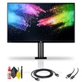 16:9 Cable + Monitor + USB-C Cable Kit 4K 31.5" Display and Cleaning Ergo LG IPS HDR 32UN880-B HDMI UltraFine FreeSync