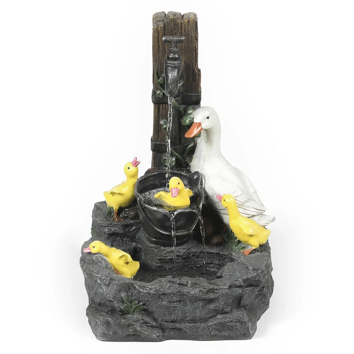 Resin Bath Ambiance exterior Duck HomeStock Fountain Antique Family