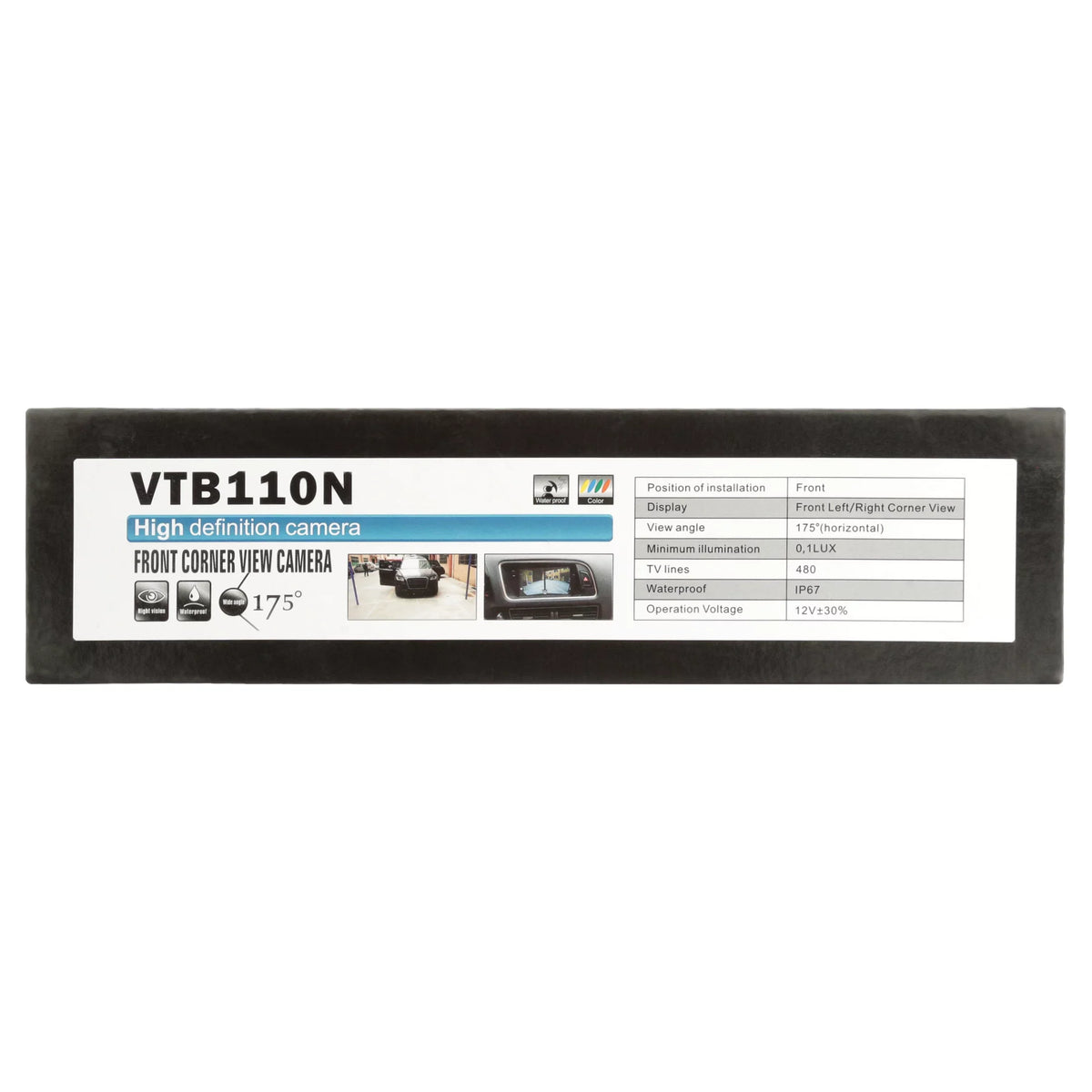 Corner-View Universal VTB110N - Mount Front Camera BOYO