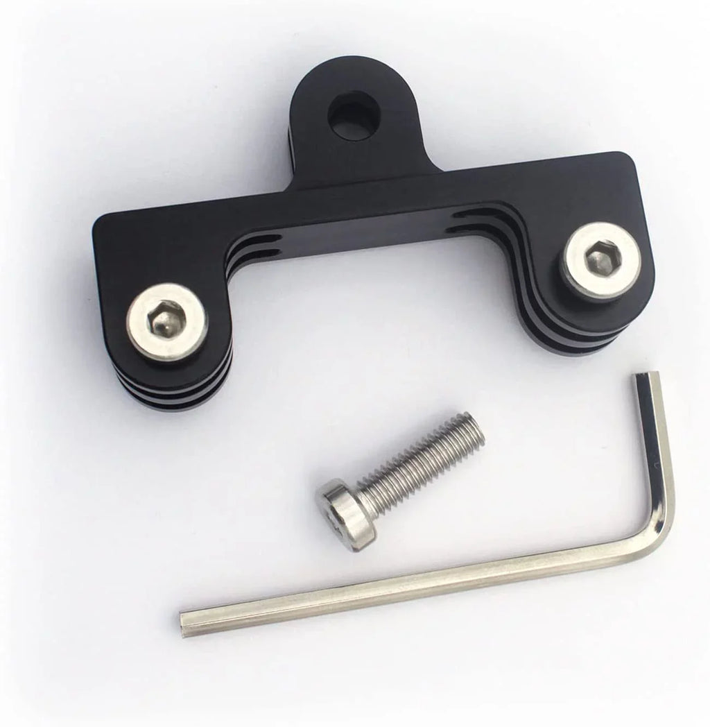 Aluminum Adapter Mount Black,Hero Osmo GoPro Twin 3+,DJI Action,AKASO/Campark/YI Hero 10/9/8/7/(2018)/6/5/4 for Dual