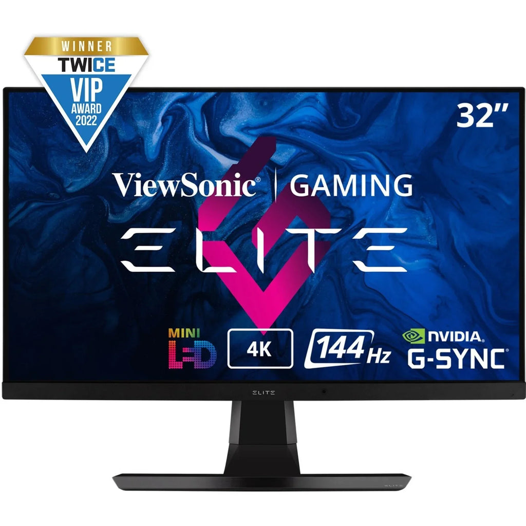 Reflex, Nvidia DP HDMI 144Hz ELITE XG321UG Gaming Monitor Ergonomics, HDR1400, G-Sync, ViewSonic LED, 4K for with 32 Esports IPS Inch and Advanced Mini