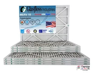 in 10 dimension: - Furnace x 17.5x7/8 -Qty:12 USA Glasfloss 11.5 - 12x18x1 inch) Made - (Actual Filter MERV Air