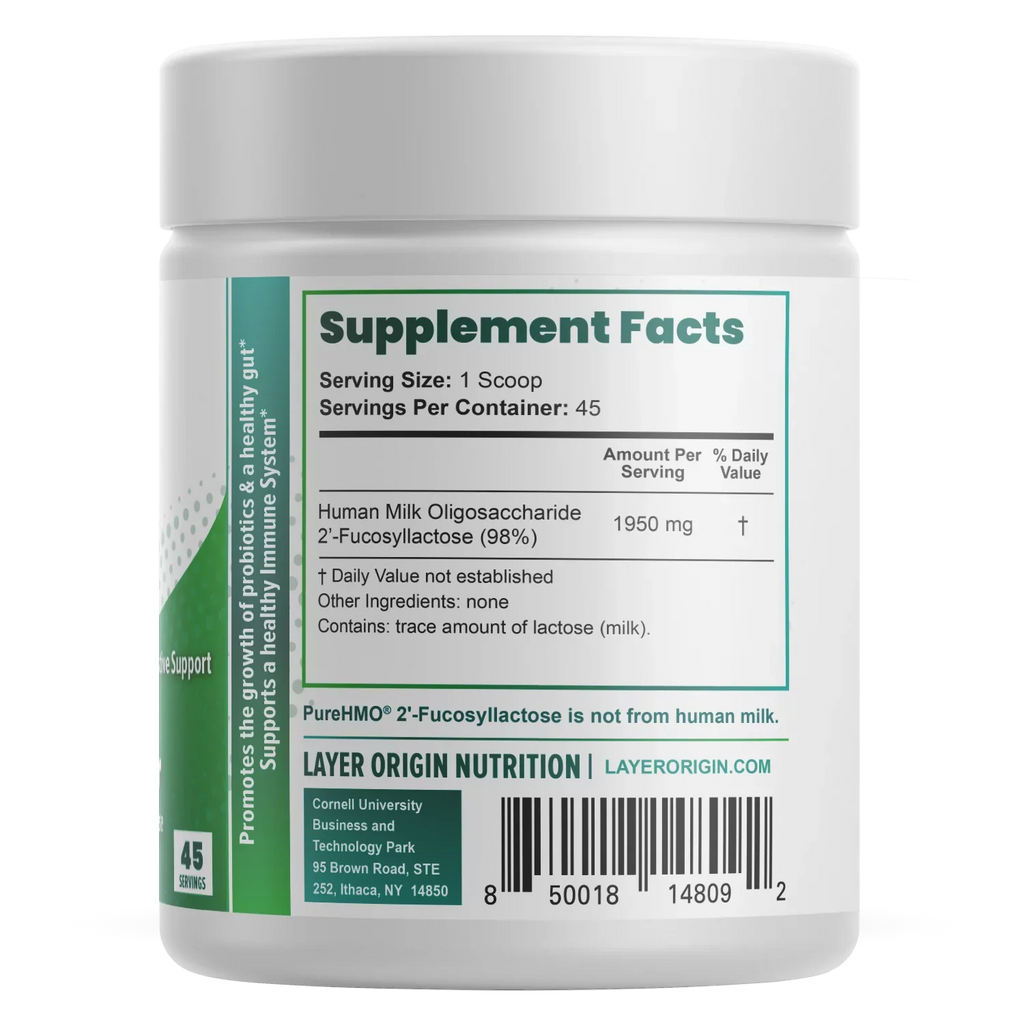 Powder - 1950 - PureHMO Servings 2'-Fucosyllactose mg - Human 45 Bioidentical Milk Oligosaccharide