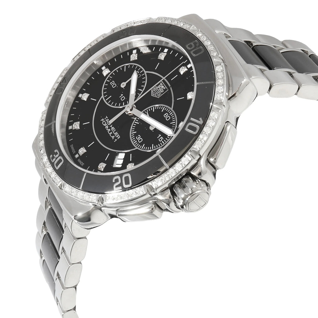 1 Watch Unisex Steel/Ceramic in Tag Heuer Pre-Owned Stainless Formula CAH1212.BA0862