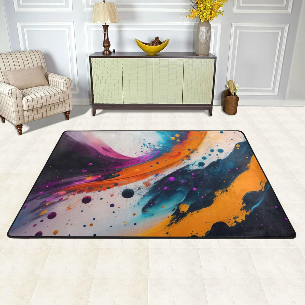 Blaze Living Kitchen exterior for Non-slip Floor XMXY Texture Area Room Mat , Rugs Sink Facecloth 36"x24" Rug Doormat Entrance Area Indoor Fractal